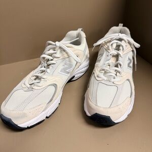 New Balance Men's 530 Running Shoes Sea Salt/Arid Stone Suede Details NWOB